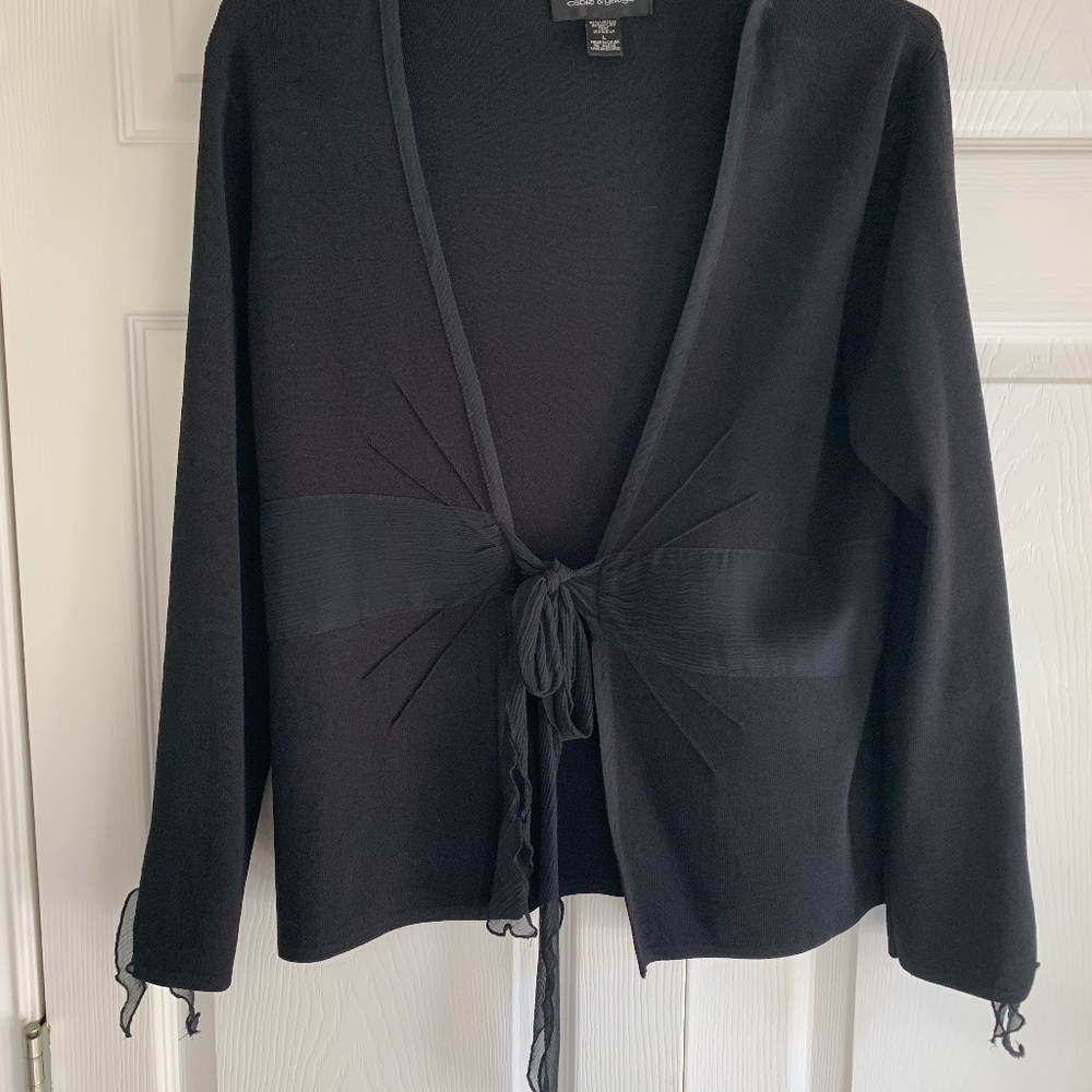 Tie-front top, CABLE AND GAUGE